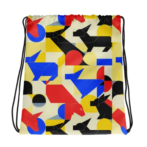 Bauhaus Wilds on a Drawstring Bag
