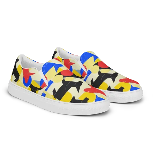 Bauhaus Wilds on a Women's Slip-On Canvas Shoes