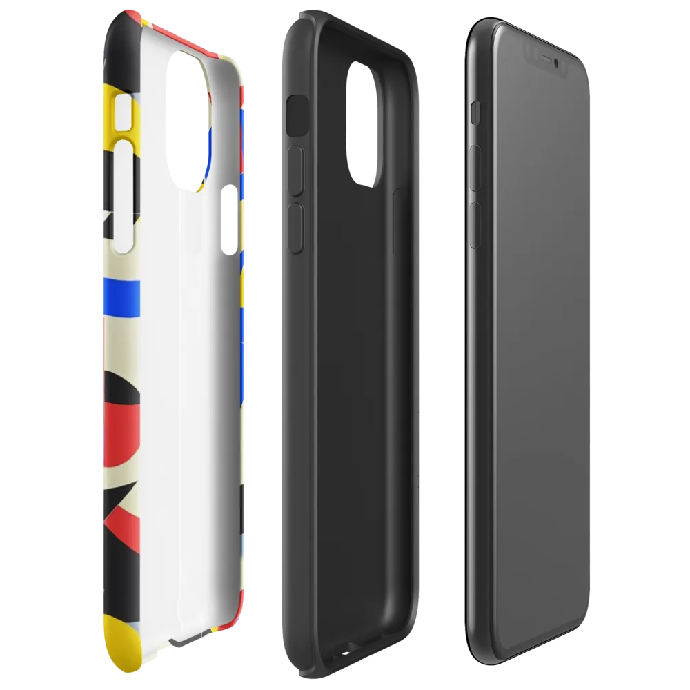 Bauhaus Wilds on Tough Case for iPhone® — Right