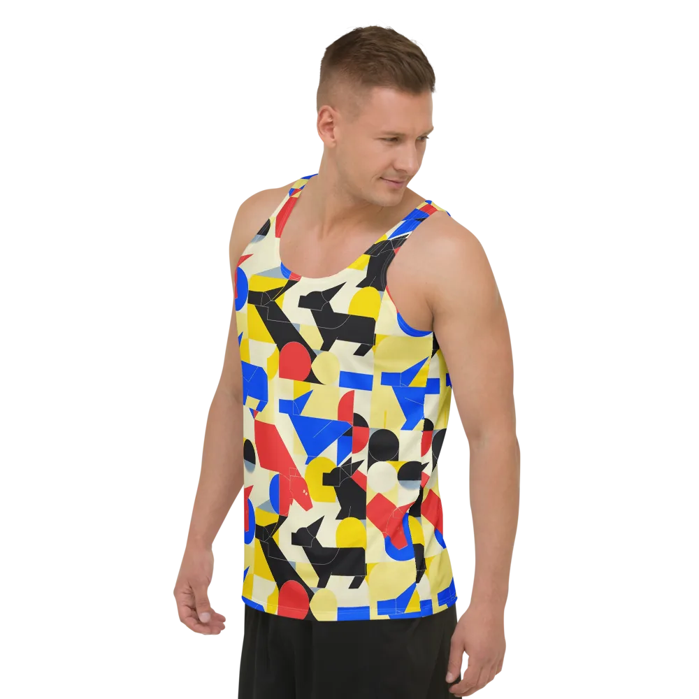 Bauhaus Wilds on Men's Tank Top — Left Front