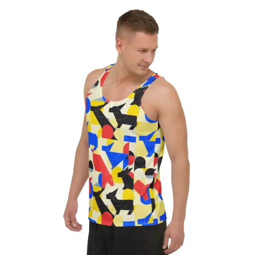 Bauhaus Wilds on a Men's Tank Top