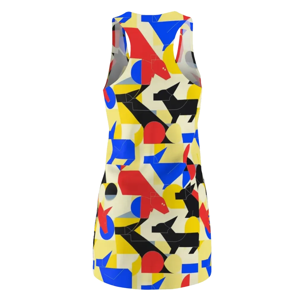Bauhaus Wilds on Racerback Dress — Back