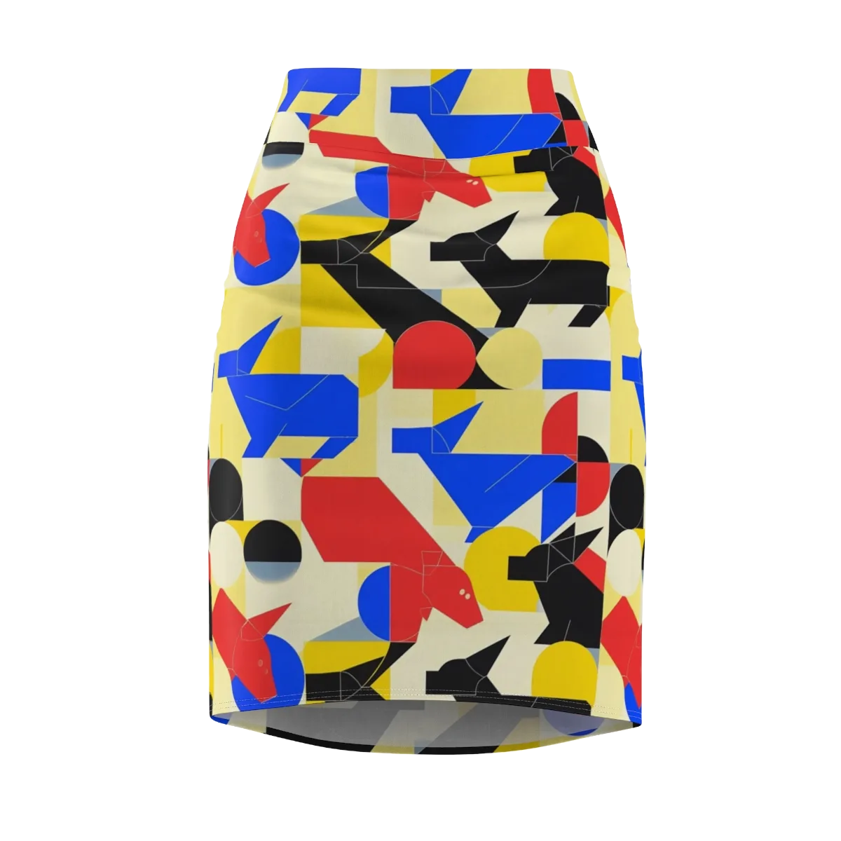 Bauhaus Wilds on Pencil Skirt — Front