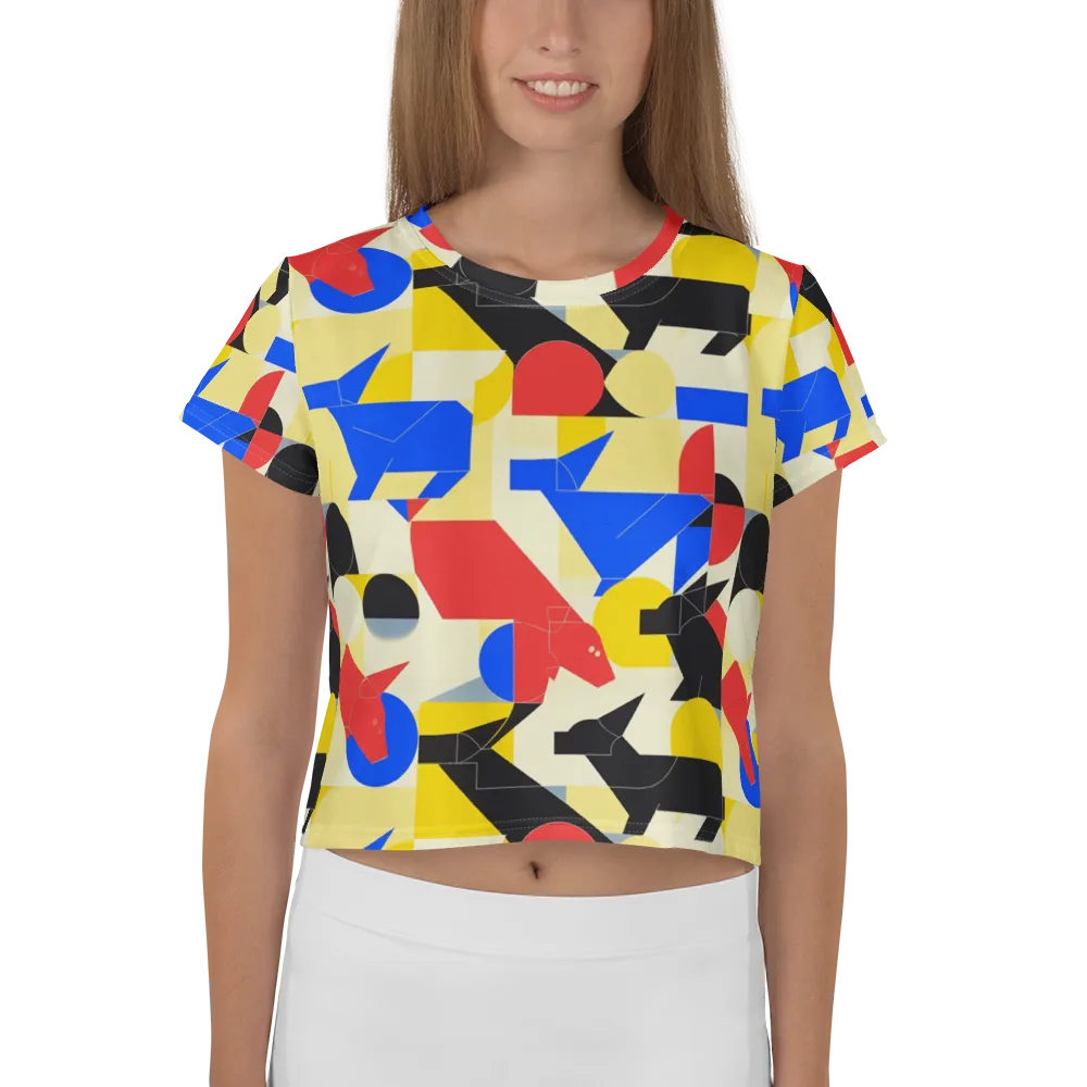 Bauhaus Wilds on Crop Tee — Front