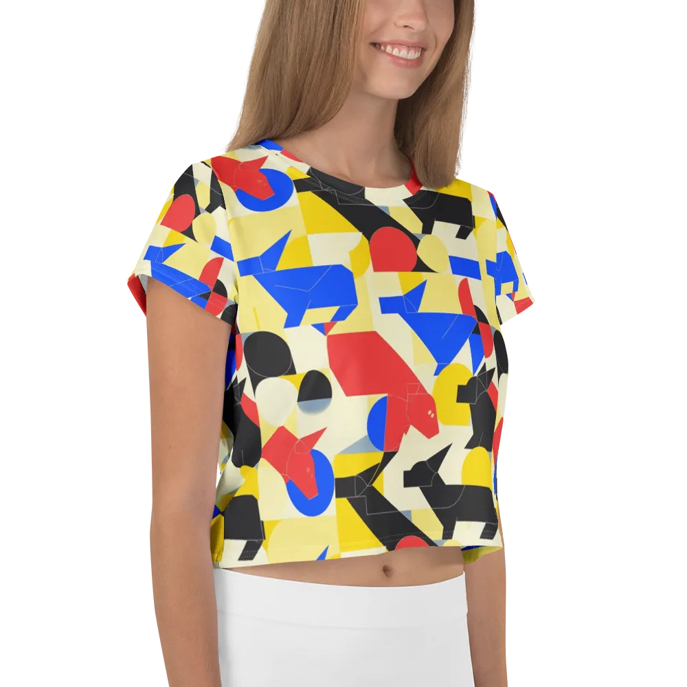 Bauhaus Wilds on Crop Tee — Right