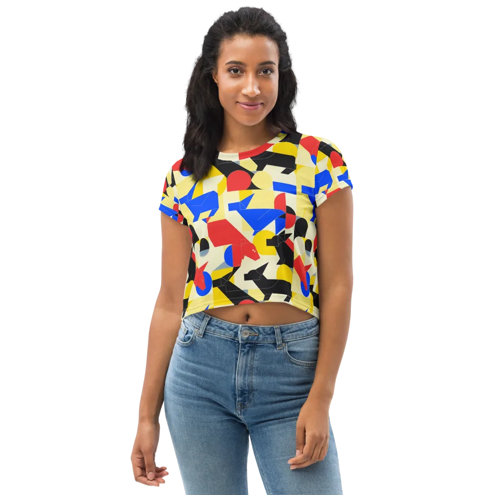Bauhaus Wilds on Crop Tee — Front