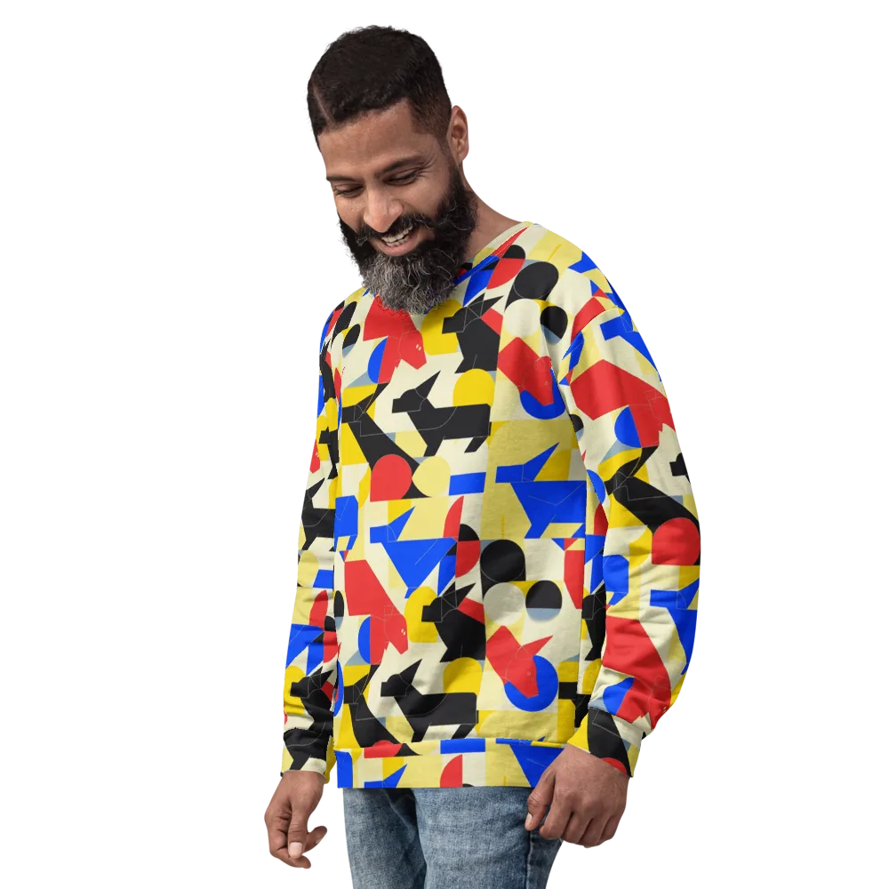 Bauhaus Wilds on Sweatshirt — Left Front