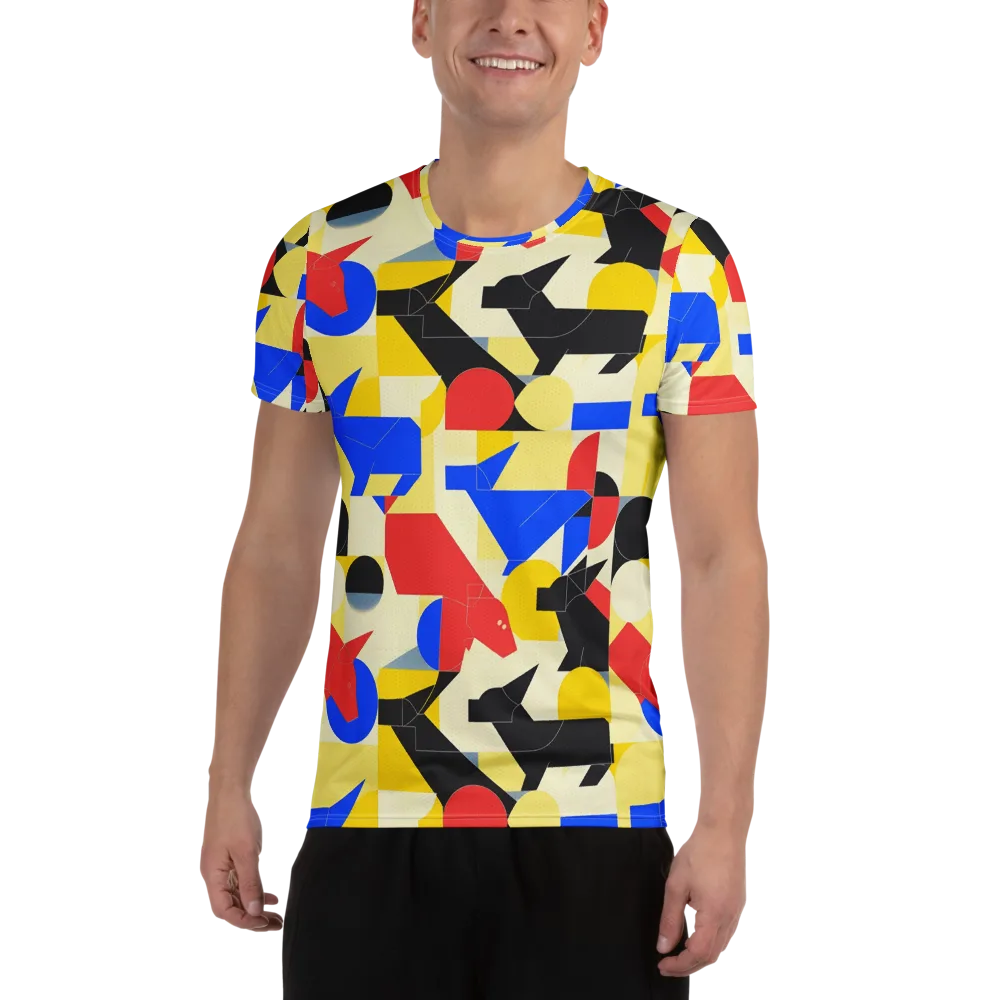 Bauhaus Wilds on Men's Athletic T-Shirt — Front
