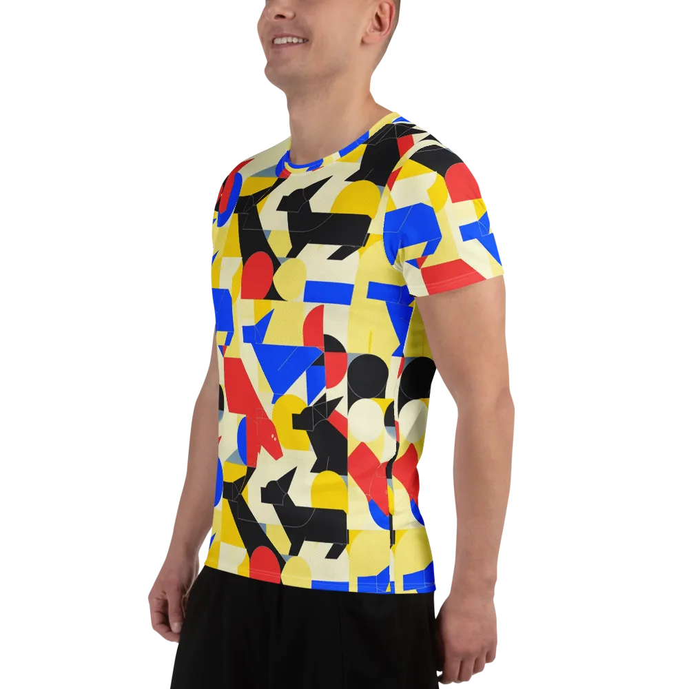 Bauhaus Wilds on Men's Athletic T-Shirt — Left