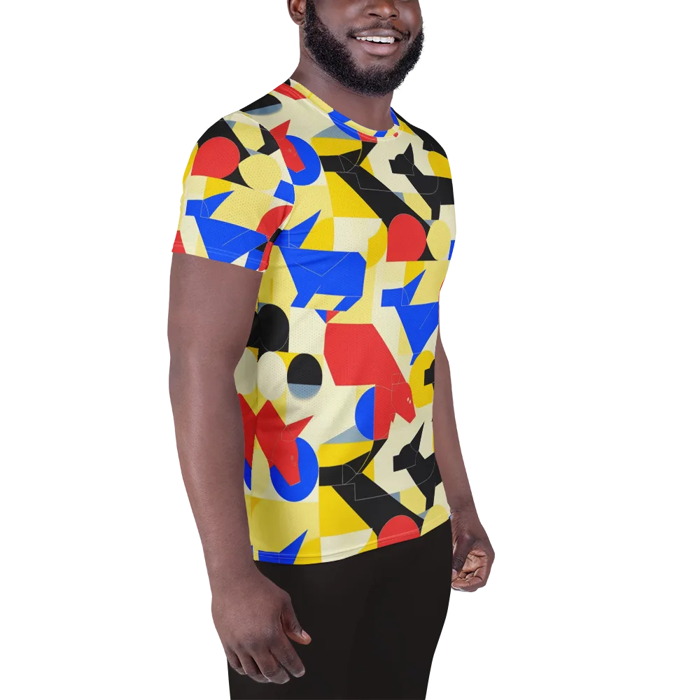 Bauhaus Wilds on Men's Athletic T-Shirt — Right