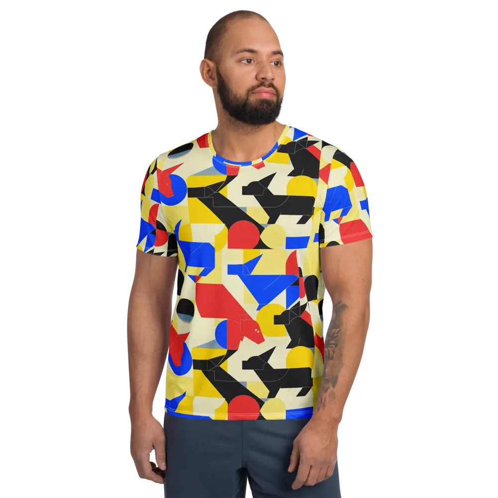 Bauhaus Wilds on Men's Athletic T-Shirt — Front