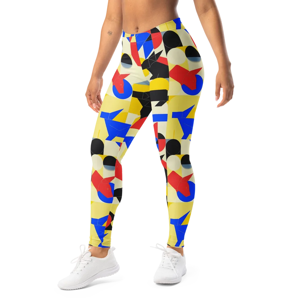 Bauhaus Wilds on Leggings — Left Front