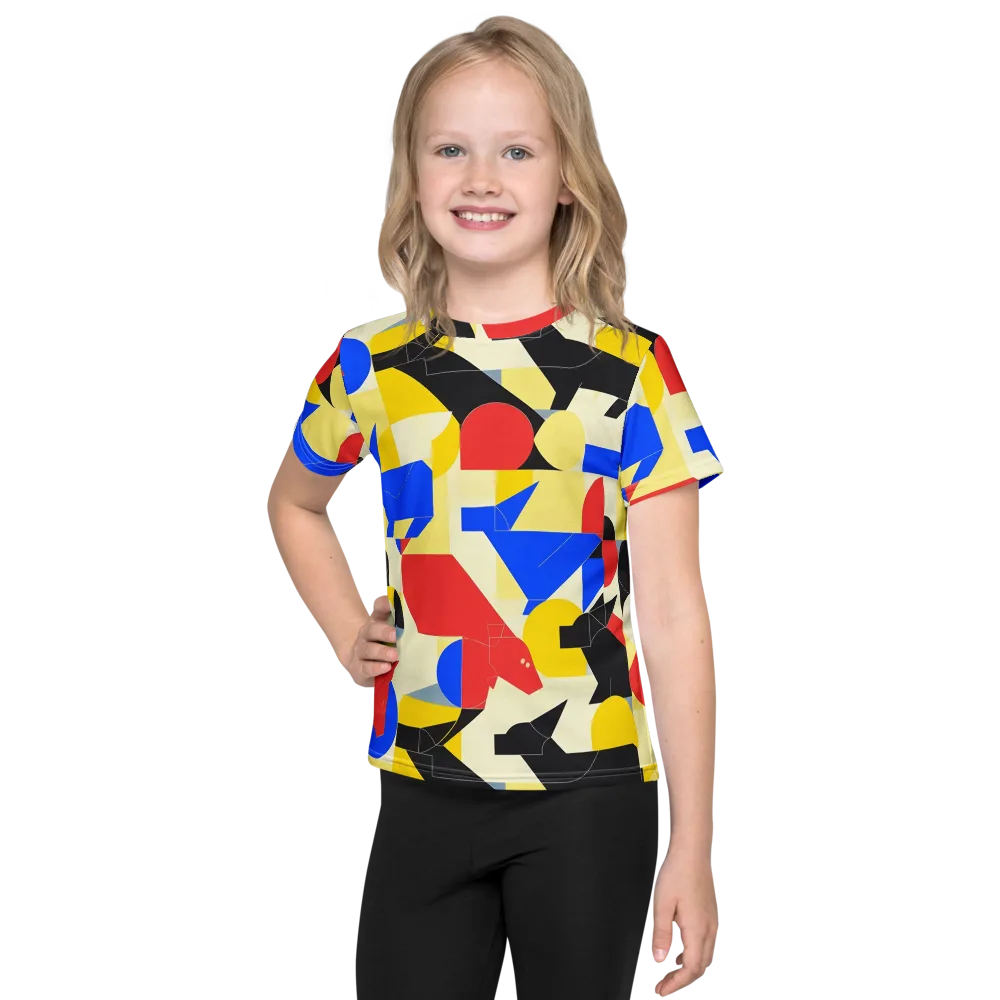 Bauhaus Wilds on Kids Crew Neck T-Shirt — Front