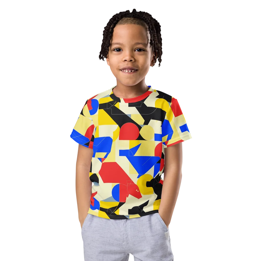 Bauhaus Wilds on Kids Crew Neck T-Shirt — Front