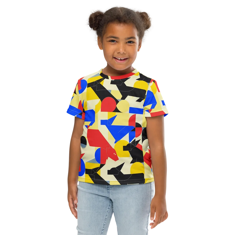 Bauhaus Wilds on Kids Crew Neck T-Shirt — Front
