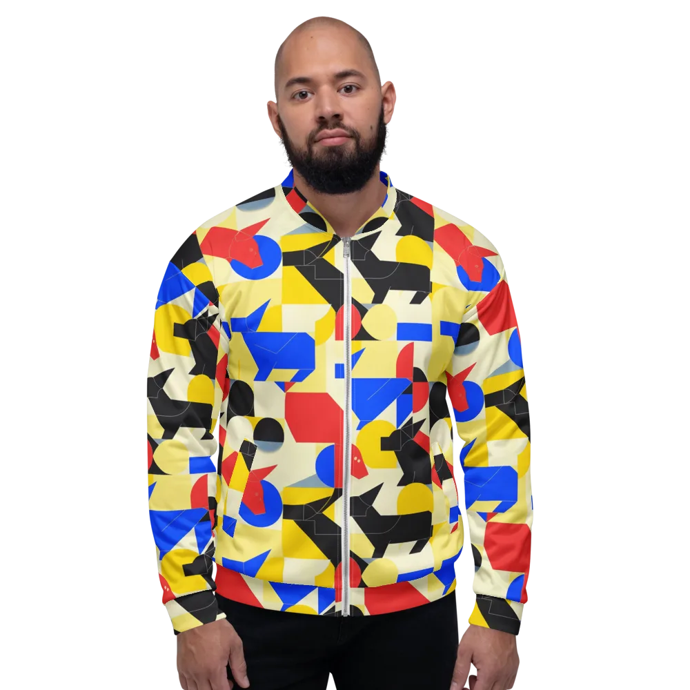 Bauhaus Wilds on Bomber Jacket — Front