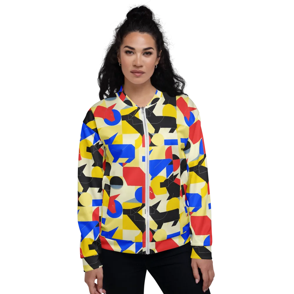 Bauhaus Wilds on Bomber Jacket — Front