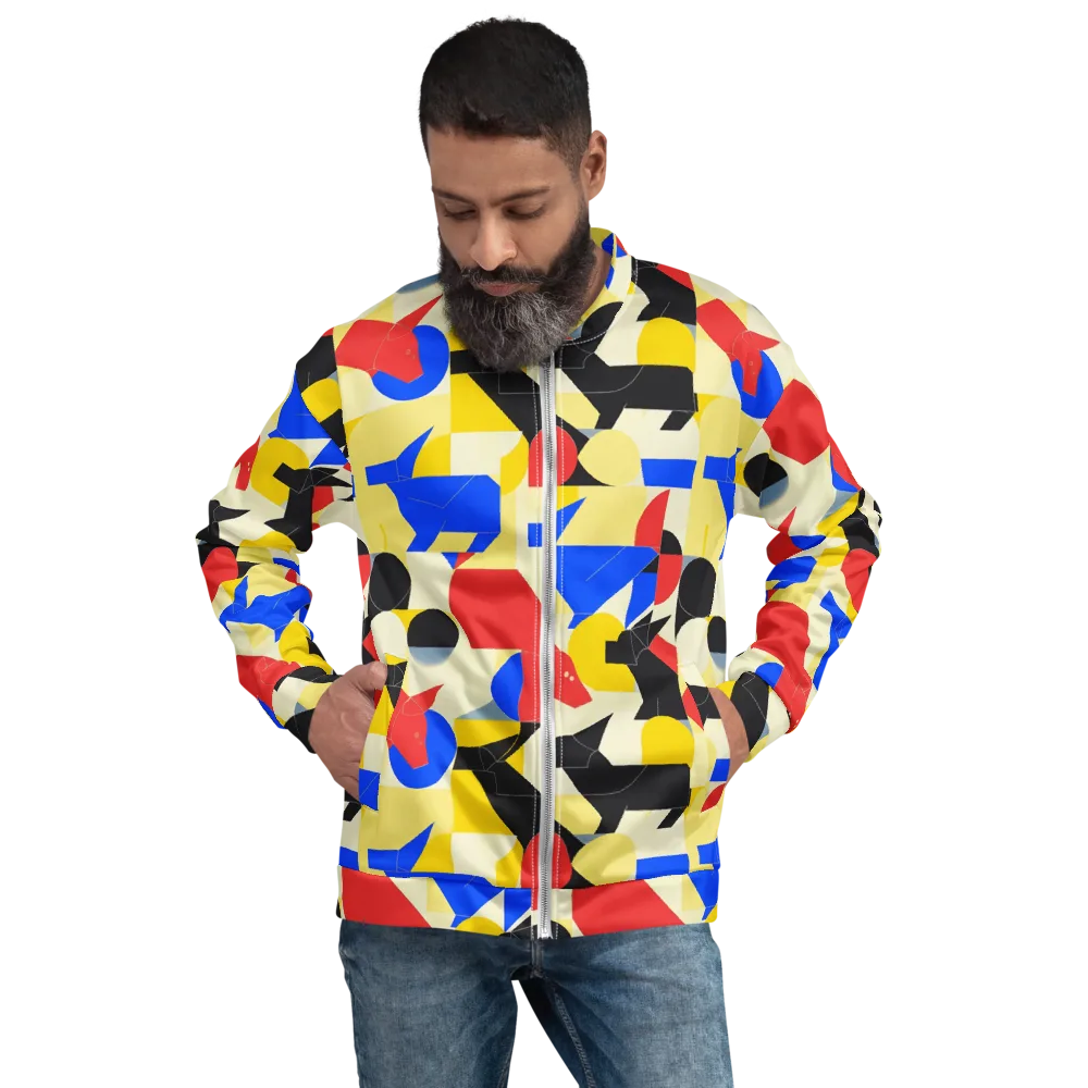 Bauhaus Wilds on Bomber Jacket — Front