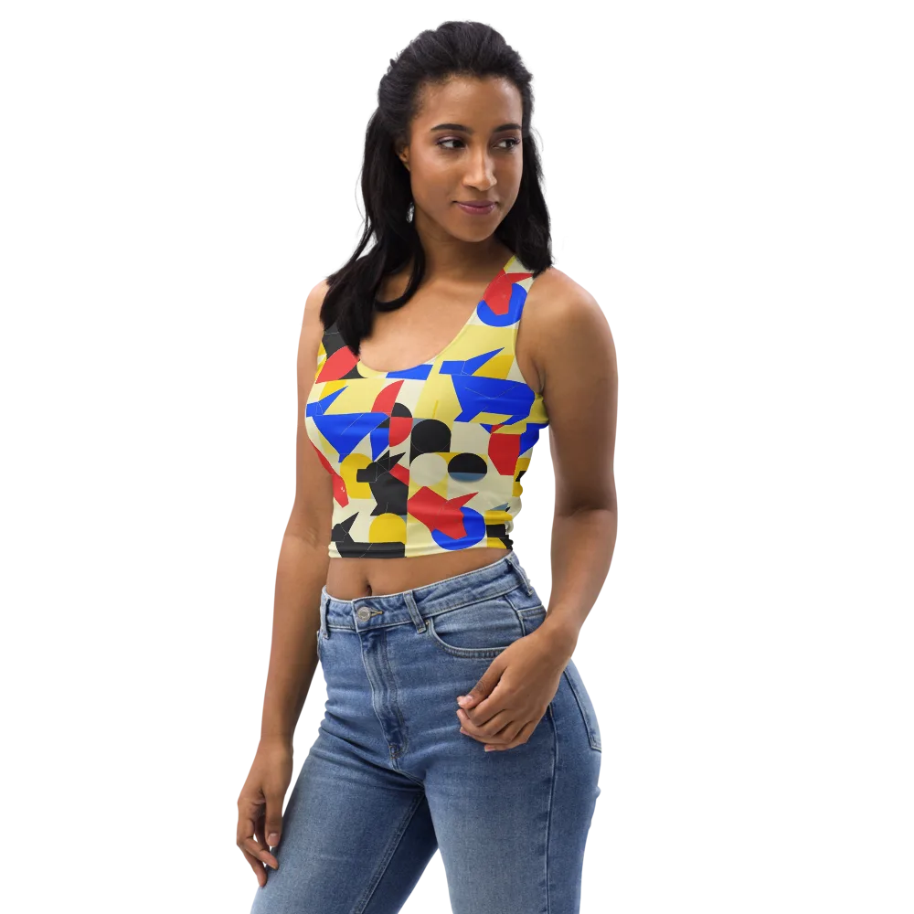 Bauhaus Wilds on Crop Top — Left Front