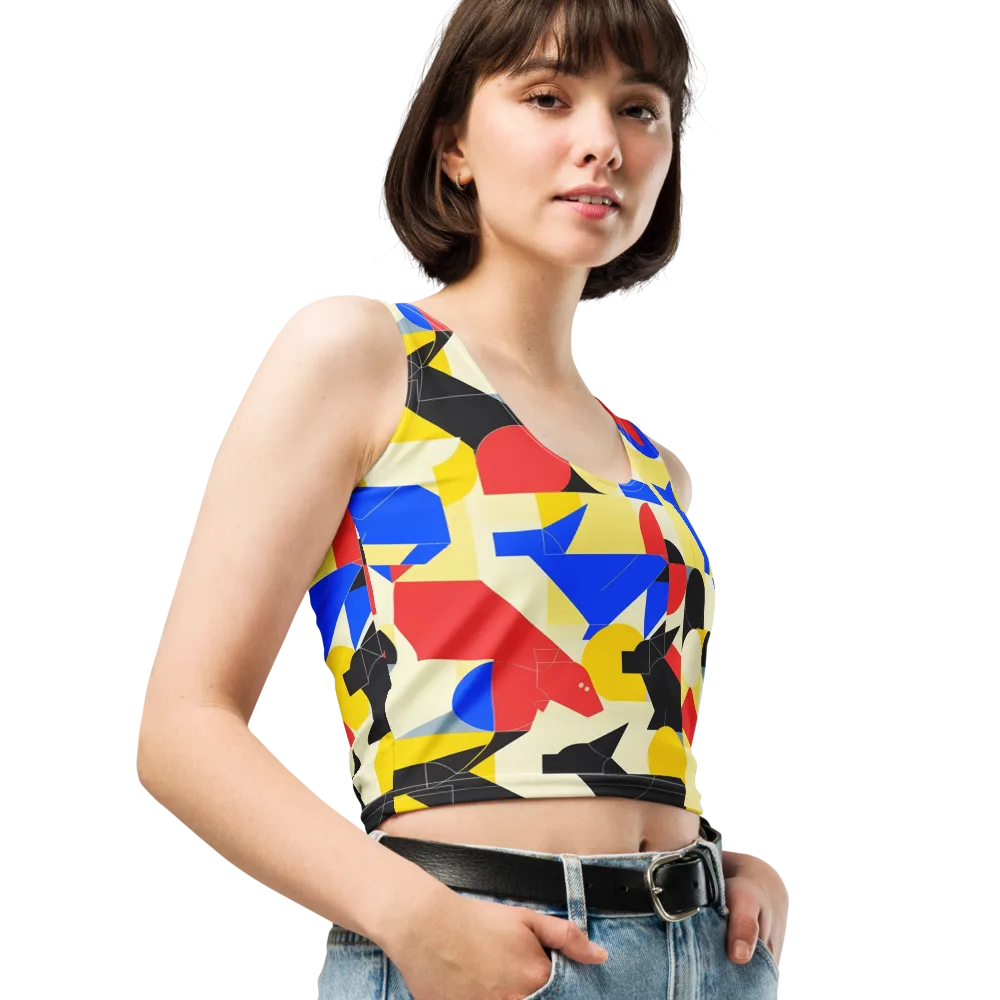 Bauhaus Wilds on Crop Top — Right Front