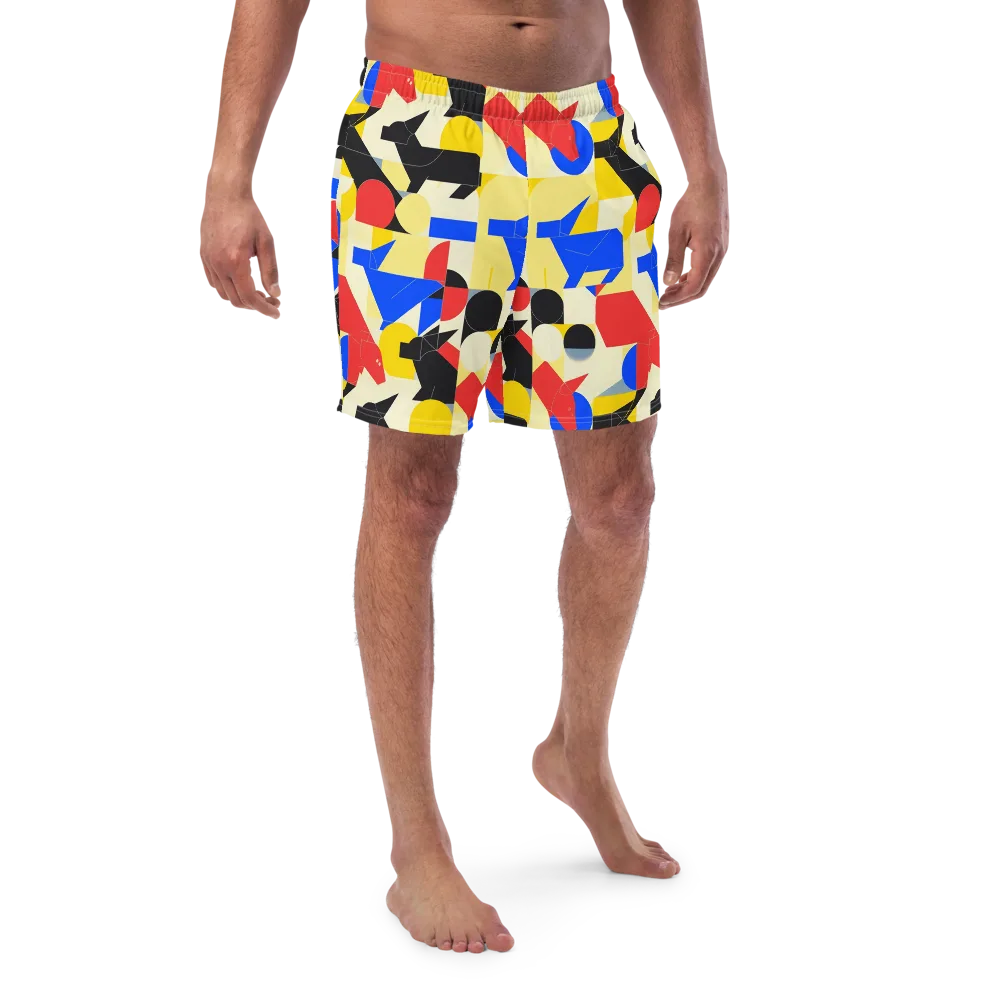 Bauhaus Wilds on Swim Trunks — Front