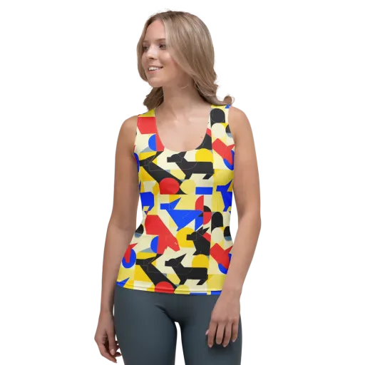Bauhaus Wilds on a Women's Tank Top