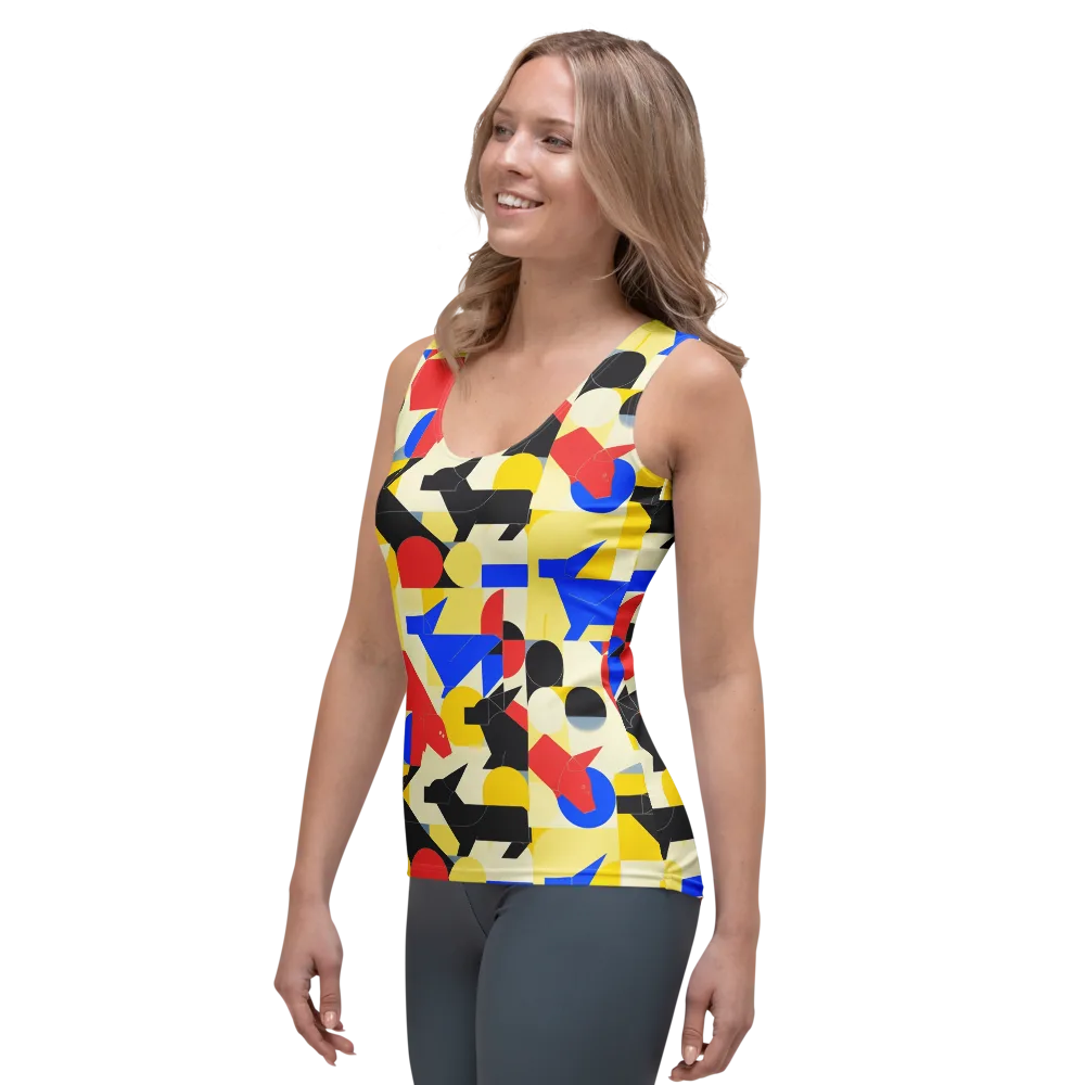 Bauhaus Wilds on Women's Tank Top — Left Front