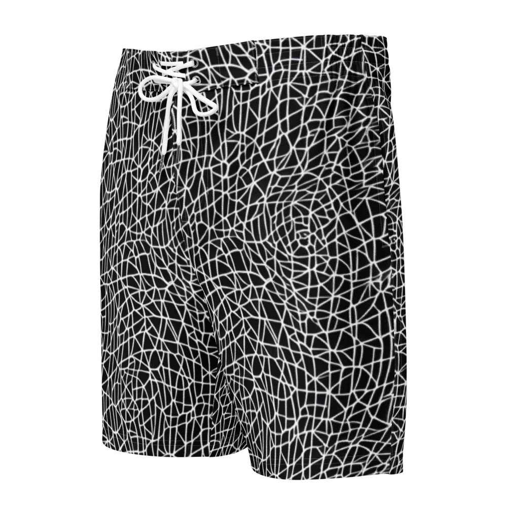 Nocturne Network on Men's Board Shorts — Front