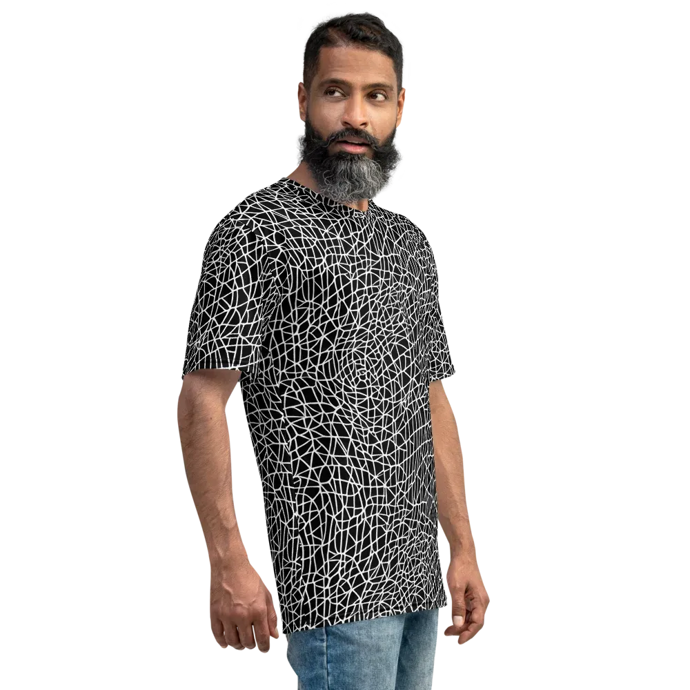 Nocturne Network on Men's Crew Neck T-Shirt — Right