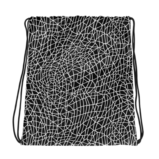 Nocturne Network on a Drawstring Bag