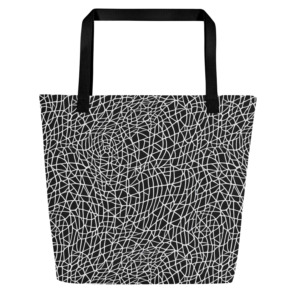 Nocturne Network on Large Tote Bag W/ Pocket — Front
