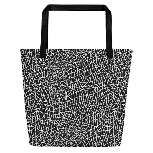 Nocturne Network on a Large Tote Bag W/ Pocket