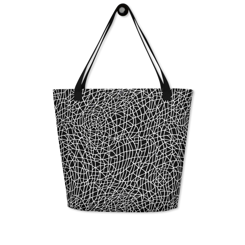 Nocturne Network on Large Tote Bag W/ Pocket — Front