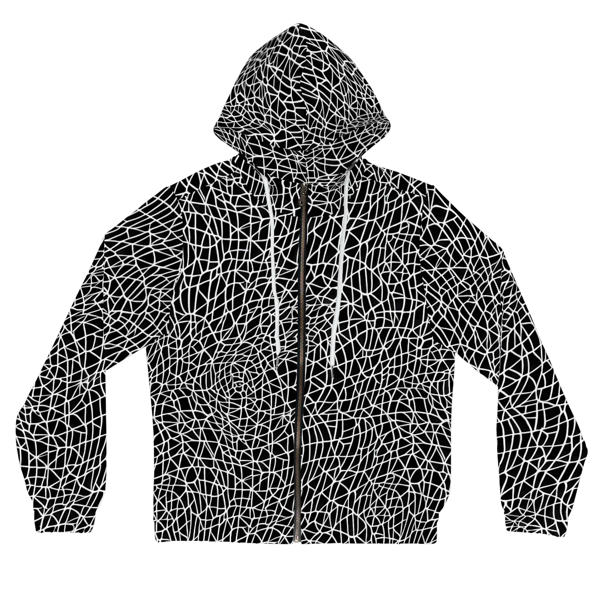 Nocturne Network on Women's Full-Zip Hoodie — Front
