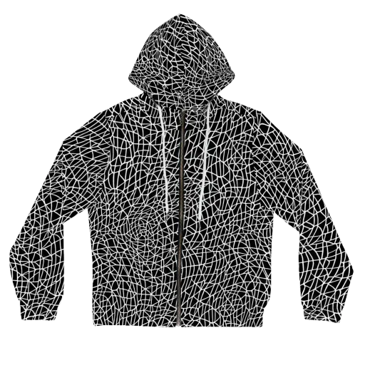 Nocturne Network on a Women's Full-Zip Hoodie