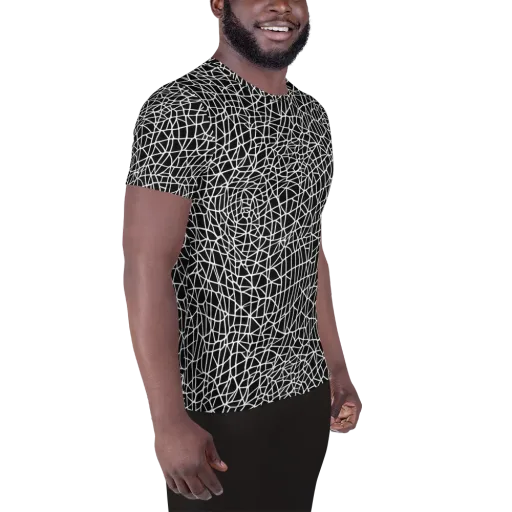 Nocturne Network on a Men's Athletic T-Shirt