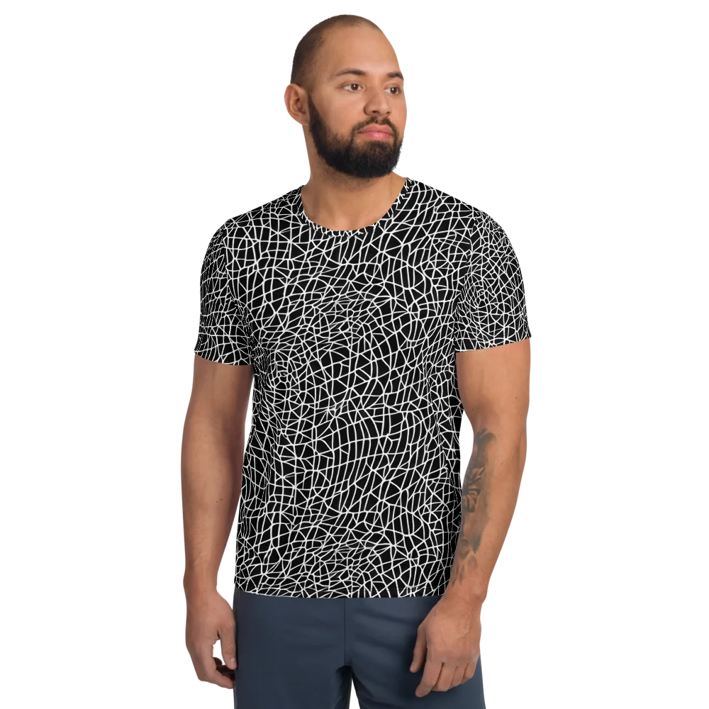 Nocturne Network on Men's Athletic T-Shirt — Front