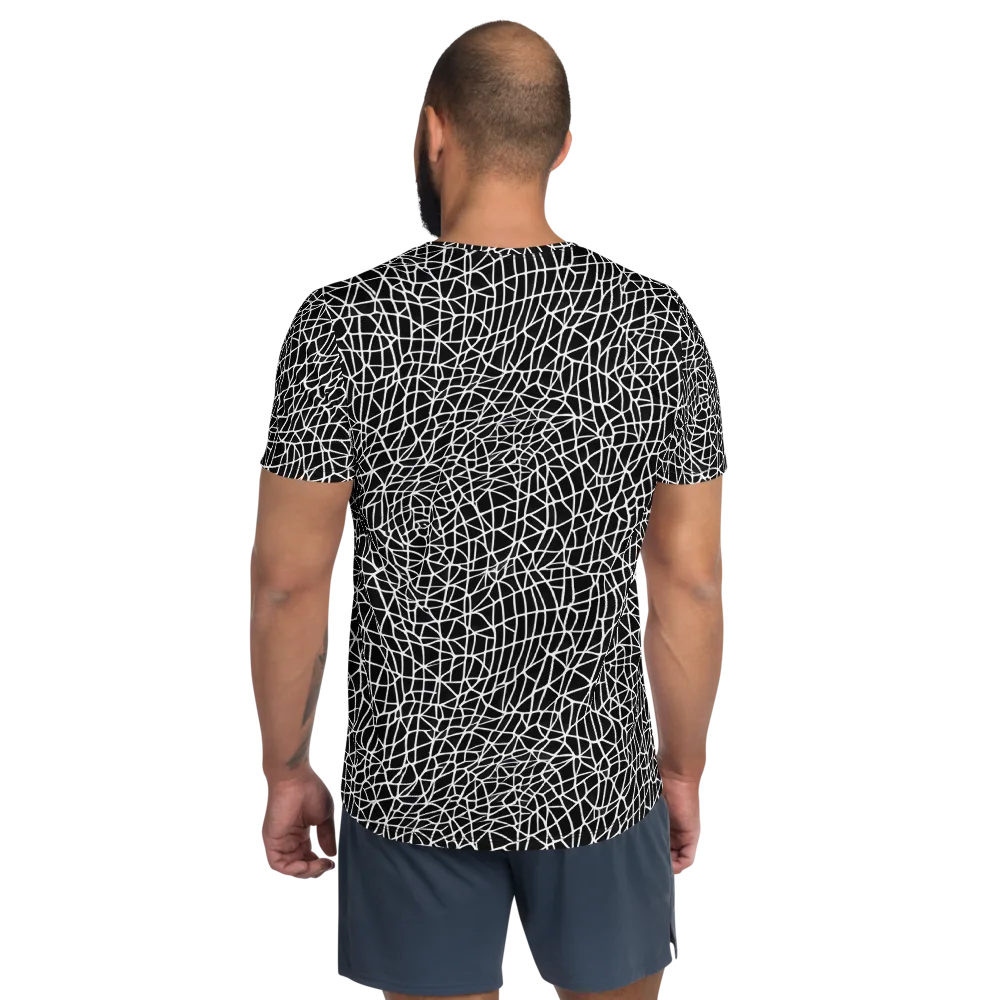 Nocturne Network on Men's Athletic T-Shirt — Back