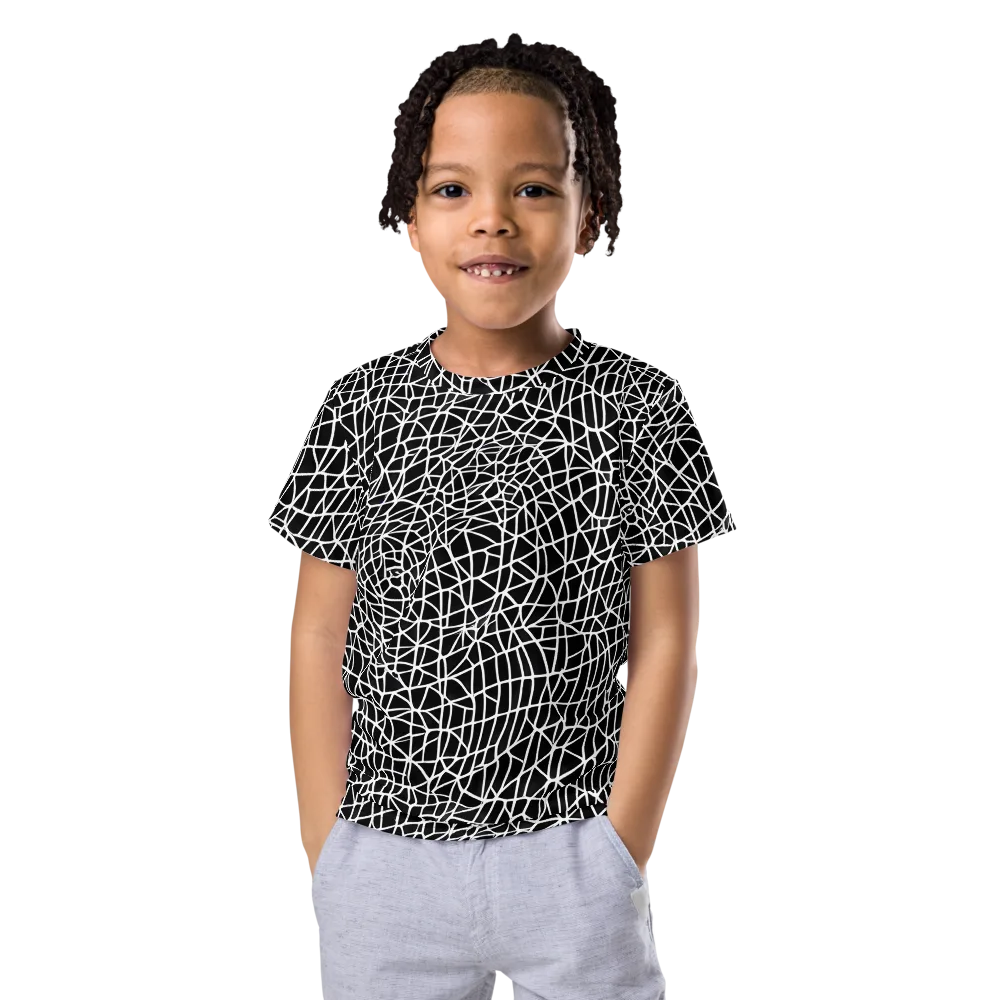 Nocturne Network on Kids Crew Neck T-Shirt — Front