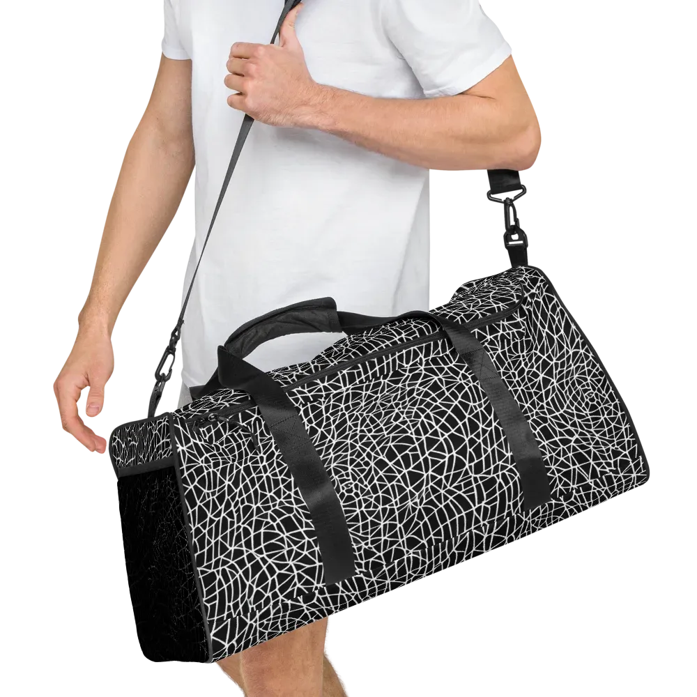 Nocturne Network on Duffle Bag — Right Front