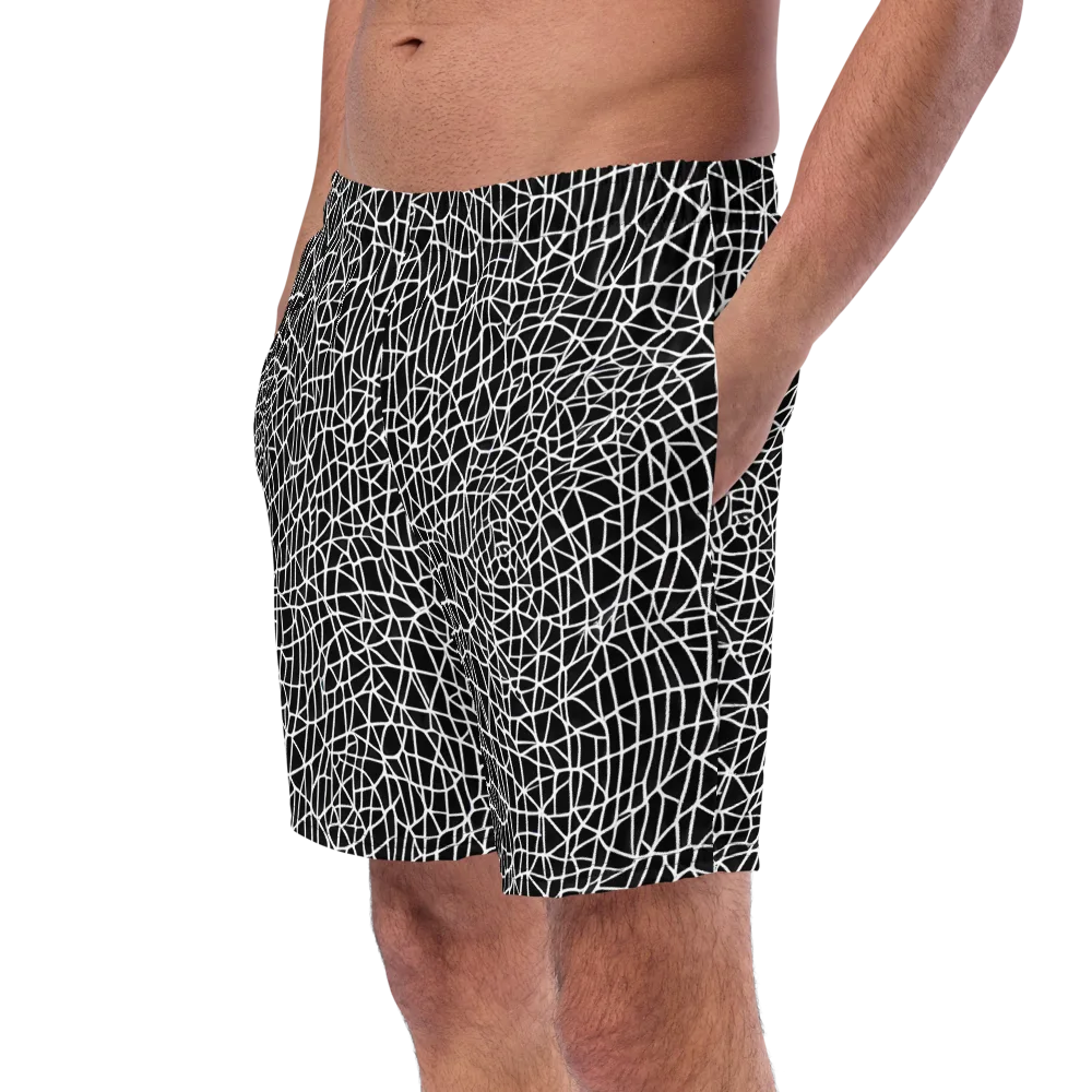Nocturne Network on Swim Trunks — Left Front