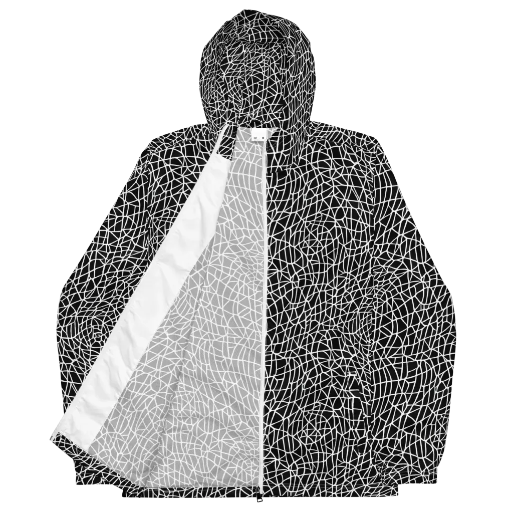 Nocturne Network on Men's Windbreaker — Front