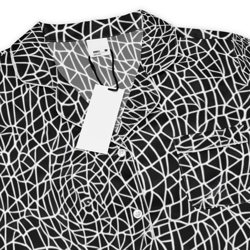Nocturne Network on Women's Short Sleeve Pajama Top — Product details