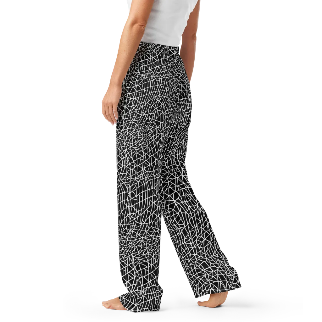 Nocturne Network on Women's Pajama Pants — Left