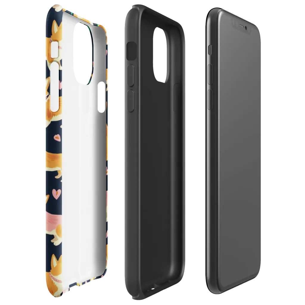 Paws And Petals on Tough Case for iPhone® — Right