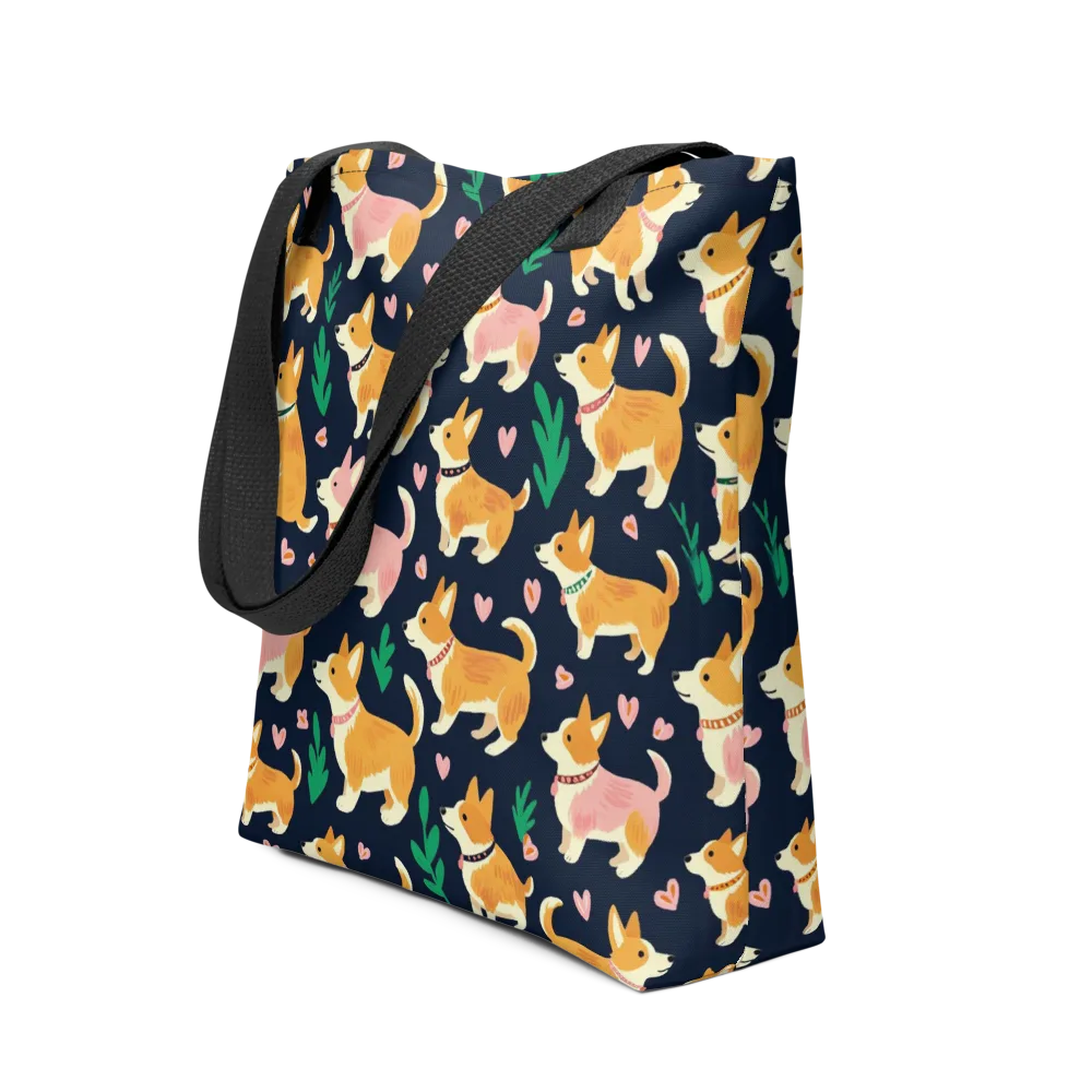 Paws And Petals on Tote Bag — Front