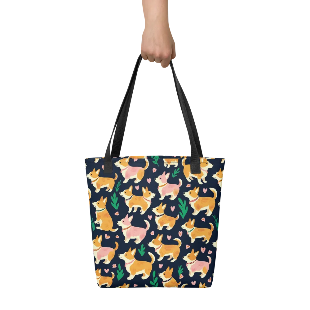 Paws And Petals on Tote Bag — Front