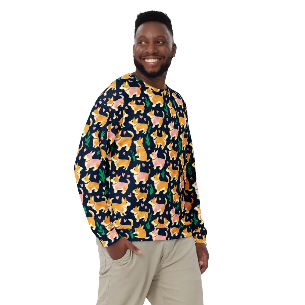 Paws And Petals on Sweatshirt — Front