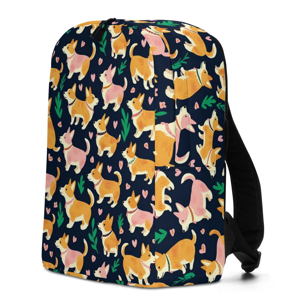 Paws And Petals on Minimalist Backpack — Left