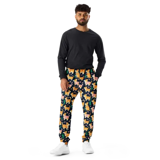 Paws And Petals on a Men's Joggers